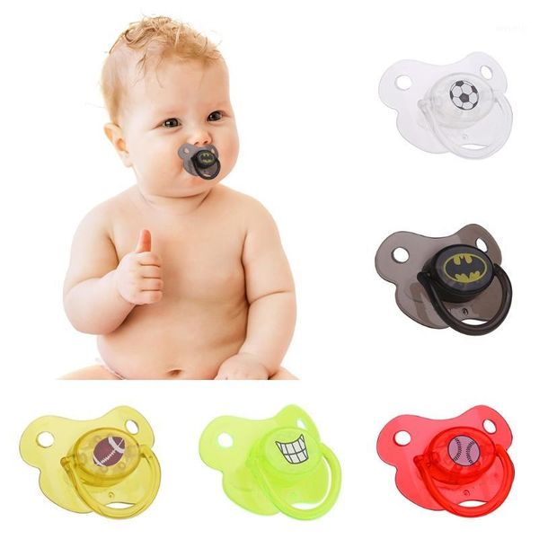 

pacifiers# 2021 cute infant dummy pacifier silicone smoother nipple teether joke prank 5styles1