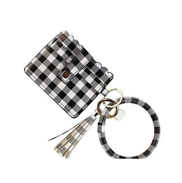 

pu leather bangle bracelet card bag wallet keychain wristlet keyring leopard handbag leather bracelet credit card ho sqcqaj pingtoy, White