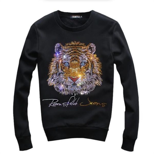 

thicken men brand diamond design sweatshirts warm sweatshirts fashion and men wholesale cotton luxury funny 04 nencu, Black