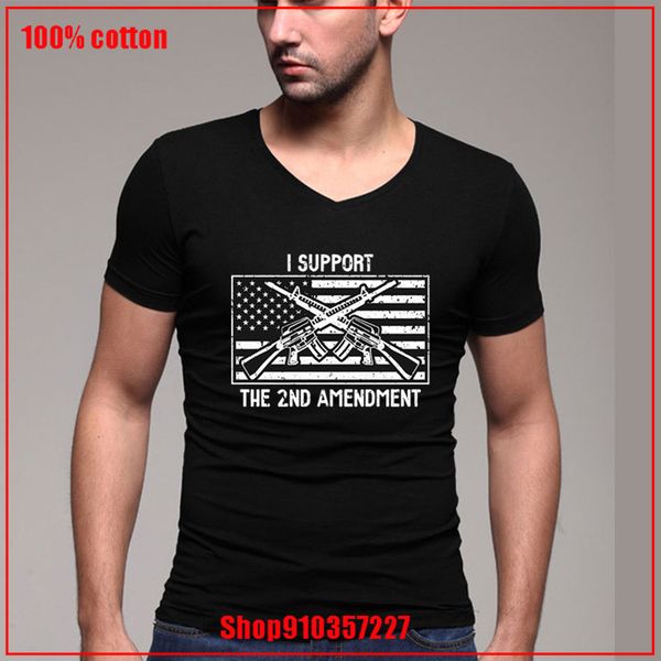 

i support the 2nd amendment v t shirt soft v neck tee new anime style cotton fashion sport hooded sweatshirt hoodie