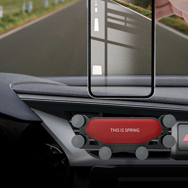 Suporte universal do telefone celular para o carro, o clipe de montagem na tomada aérea, suporte do smartphone do iphone 12max pro Xs máx.