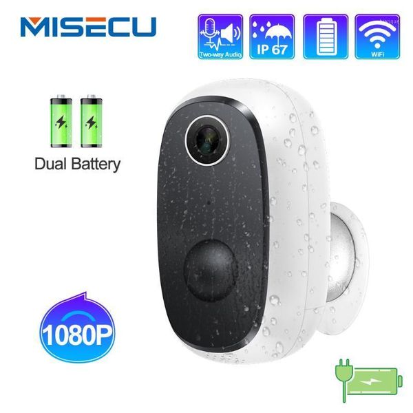 

misecu 1080p wifi camera rechargeable battery powered wireless security ip camera pir motion detect waterproof outdoor app view1