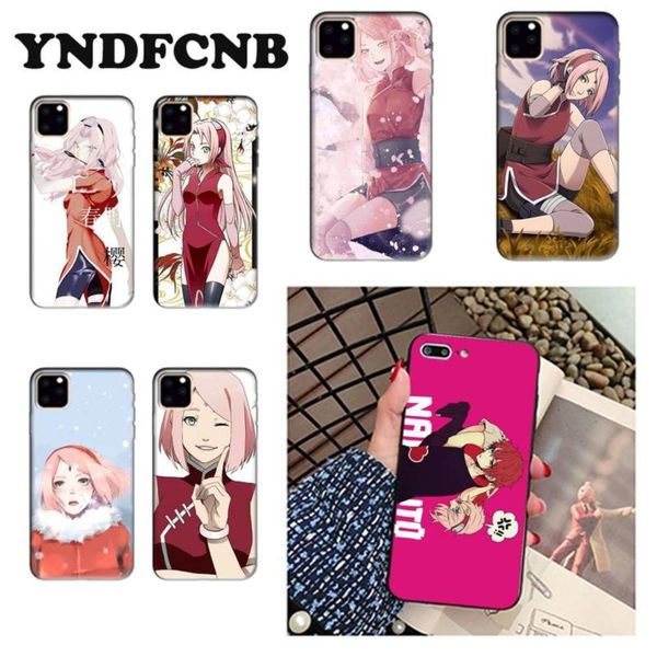 

yndfcnb sakura naruto mobile case for vip 7 6 6s plus x xs x max 5 5s se xr 11 pro promax