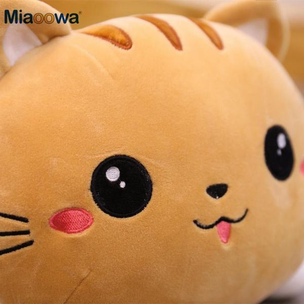 

130см симпатичные мягкие long cat подушки плюшевые игрушки фаршированные pause офис nap подушка кровать сна подушка home decor подарков кукл