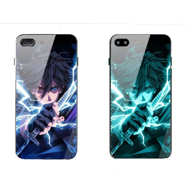 

senaruto anime fire ristant tempered glass mobile phon case for iphone xvgt