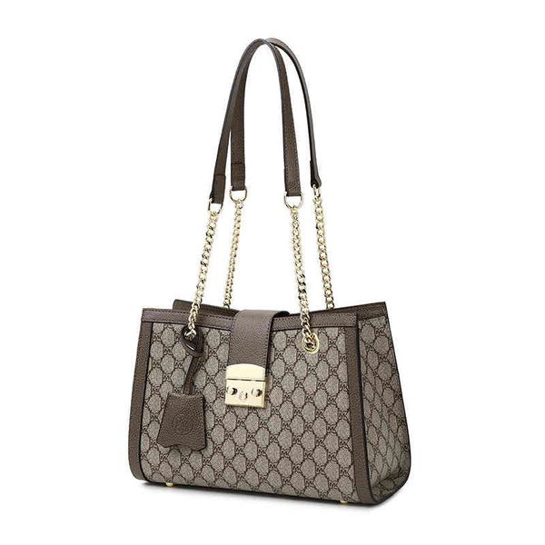 Bolsa Mulher Portátil Portátil Novo Assinatura Autumn and Inverno Alta Capacidade Bolsas De Lona Versátil Messenger Saco Mulheres