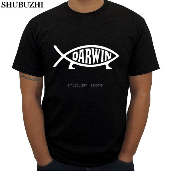

sport darwin fish - viva la evolucion shubuzhi men t-shirt fashion hip-hop summer cotton 100% cassual t shirt cool tee shirt sbz5610