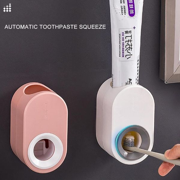 

bath accessory set household automatic toothpaste squeezing wall-mounted rack without punching squeezer bathroom accessories