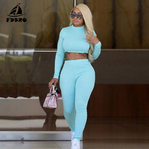 

yoga outfits fdbro sport suit women tracksuit cropped shirt pants set fitness clothing sports wear for gym active, White;red