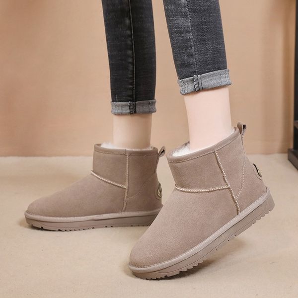 

p4yh 2020 new product snow allquality fashion high low-key luxury comfort warmth boots shipping, Black