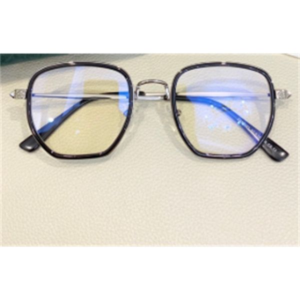 

52001 2020 new light sunglasses large frame fashion glasses, White;black