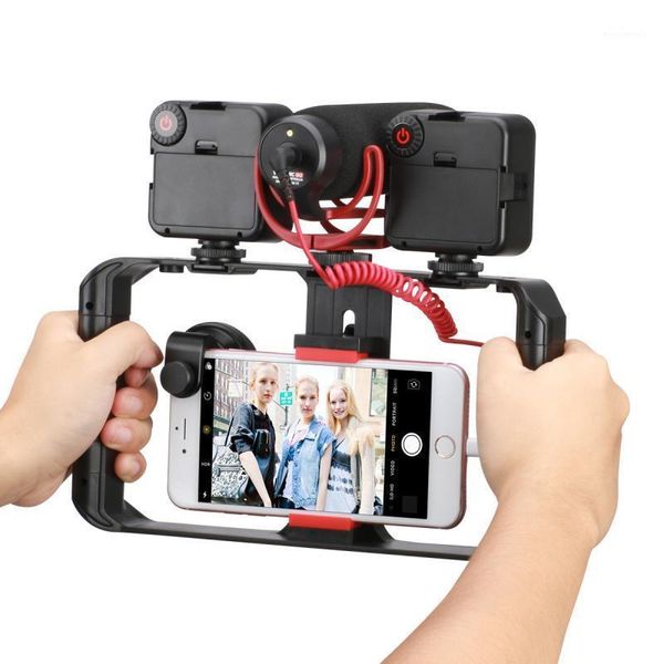 

ulanzi u-rig pro hand-held camera holder 2 generation mobile phone cage movie live video stabilizer smartphone video rig1