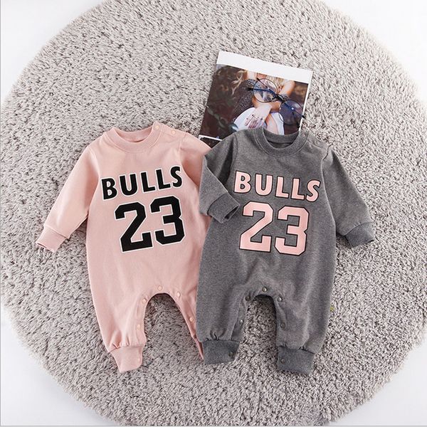 

fashion newborn baby boy girls clothes letters long sleeves romper autumn winter warm sports toddler jumpsuit outfits 0-18m 201027, Blue