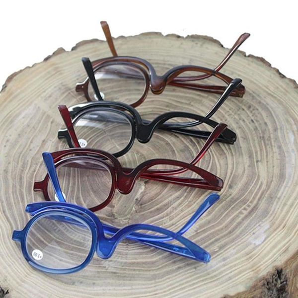 

newmagnifying rotating makeup reading glasses folding eyeglasses cosmetic general +1.0 +1.5 +2.0+2.5+3.0+3.5+4.02021