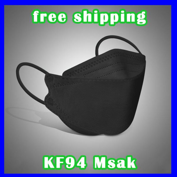 

disposable mask kf94 protective air health welcome to buy, Black