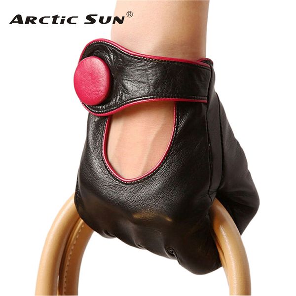 

sale fashion women sheepskin gloves new genuine leather elegant lady five fingers driving glove el028nn 201020, Blue;gray