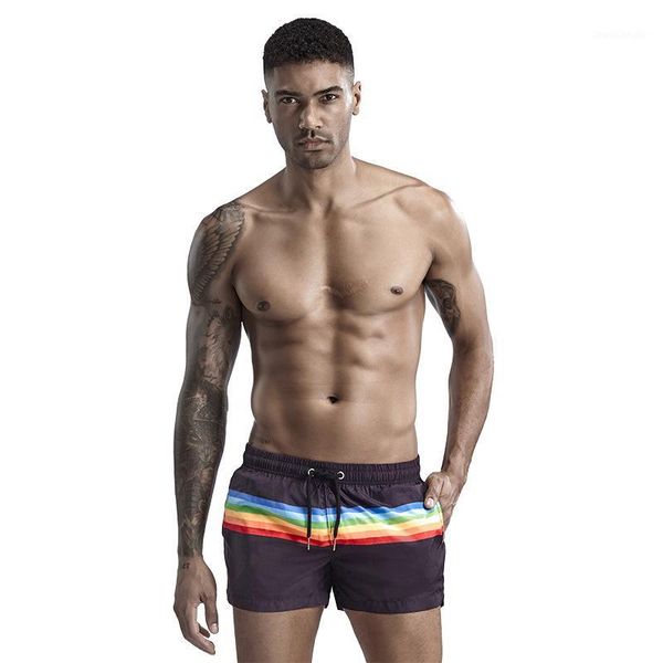 

men's swimwear 2021 men's youth fashion home pants printed beach pants1