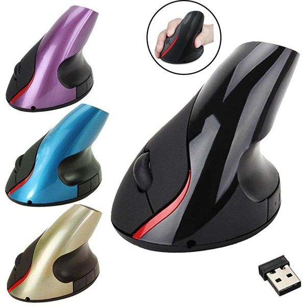 

vertical wireless mouse ergonomic optical bluetooth usb sem fio mause 1600 dpi rechargeable computer mice for lappc