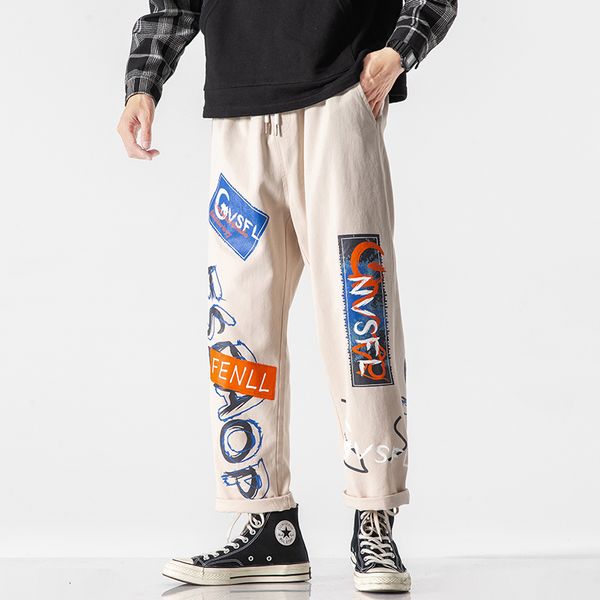 

2021 new men's joggers plaid pants man black cotton comfortable pant summer casual streetwear trouser japanese trendy sweatpants o2tt