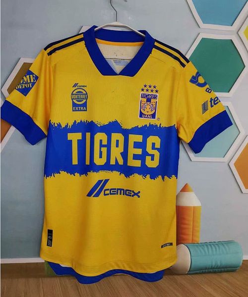 

мужчины дети 2020 2021 uanl tigres gignac funcer technys версии игроков наборы 20 21 варгас камиссета майлот домашний домой в мексико футбол, Black;yellow