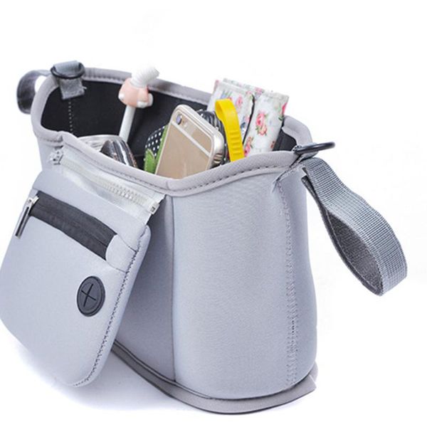 

large baby diaper waterproof pouch bottle storage bag for mother kids stroller accessories nappy bag
