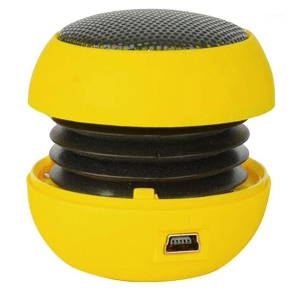 Música Loudspeaker Mini -alto -falante portátil mp3 player Outdoor 3,5mm Caixa de som com fio com fio para telefones de computador1