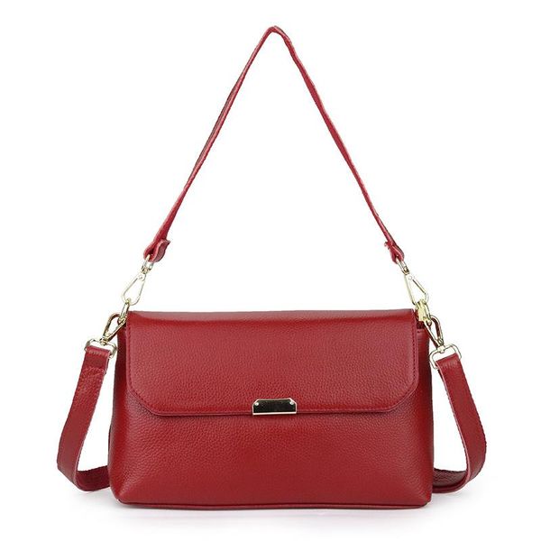 

shoulder bags first layer leather women's bag fashion soft cross