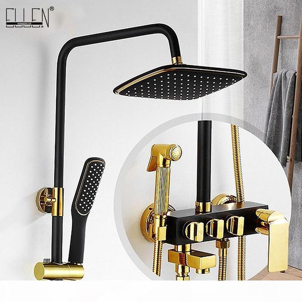 

с и душа золото ручной душ wall spray set els2014 черный смесители с ванной дождя биде душ конной ванная sqcdml trustbde