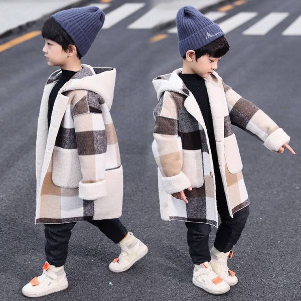 

new arrivals autumn winter boys hoodies baby wearing coat for 2-13 year toddler kids long sleeve plaid casual outwear coats two colors, Camo