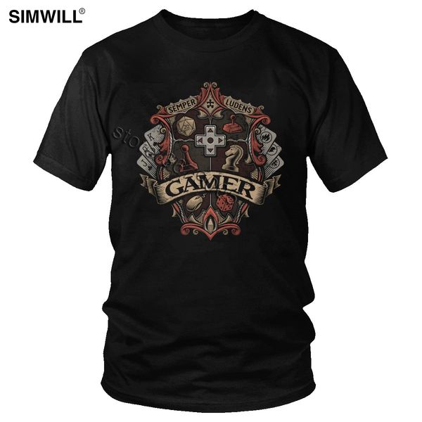 

classic brand chess poker dice roller gamer crest streetwear short sleeve video game lover tees gift hooded sweatshirt hoodie men t shirt
