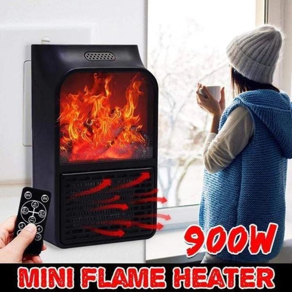 

smart electric heaters vibrating flame heater home mini small office dormitory multi-function outdoor room fan