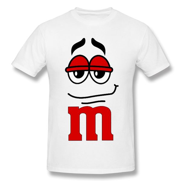 

new arrival red smiling face ofertas m&m's chocolate candy crewneck tshirt round collar hooded sweatshirt hoodie men t shirt