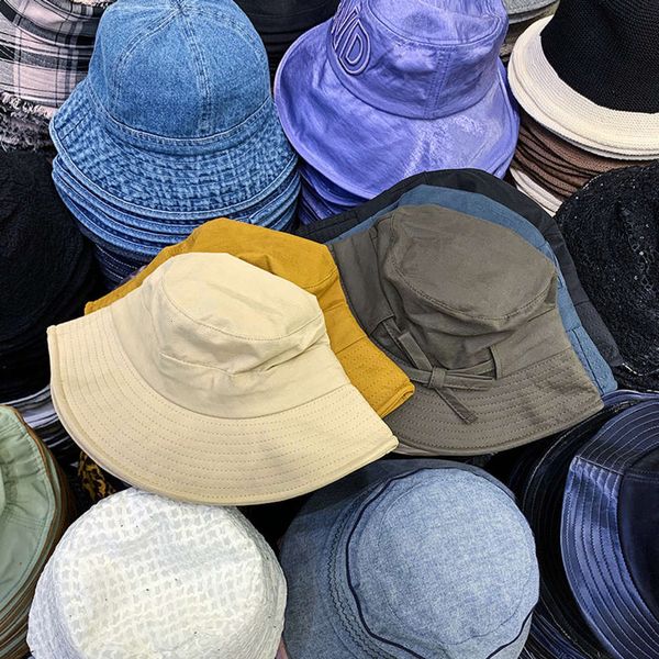 

simple versatile new korean chic sunshade hat for spring and summer, Blue;gray