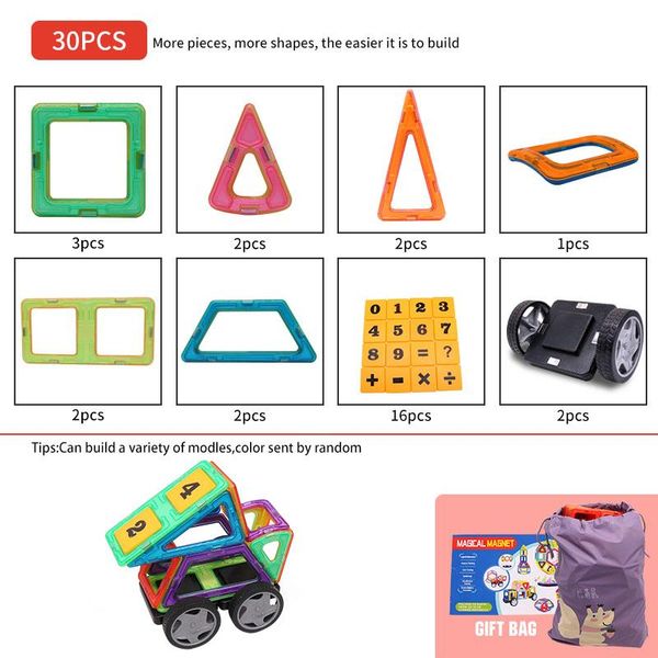

подарочная сумка большой размер магнитный конструктор construction set model building игрушки пластиковые магнитные блоки развивающие игрушк