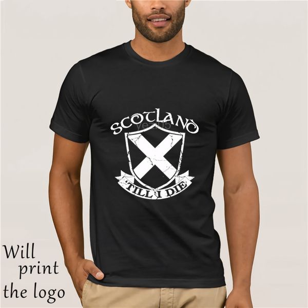 

scotland 'till i die, mens patriotic t shirt sport hooded sweatshirt hoodie