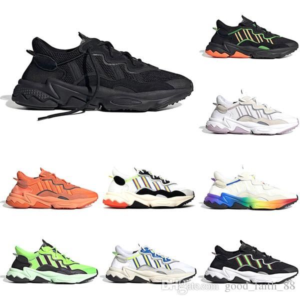 

new pride 3m reflective xeno ozweego men women casual shoes era pack core black bold orange halloween tones mens trainers sports sneakers