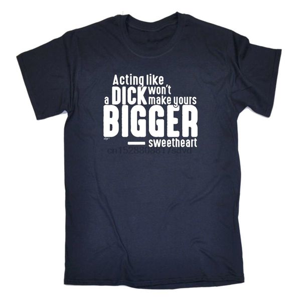 

funny novelty t-shirt mens tee tshirt - acting like a dick wont make yours any sport hooded sweatshirt hoodie