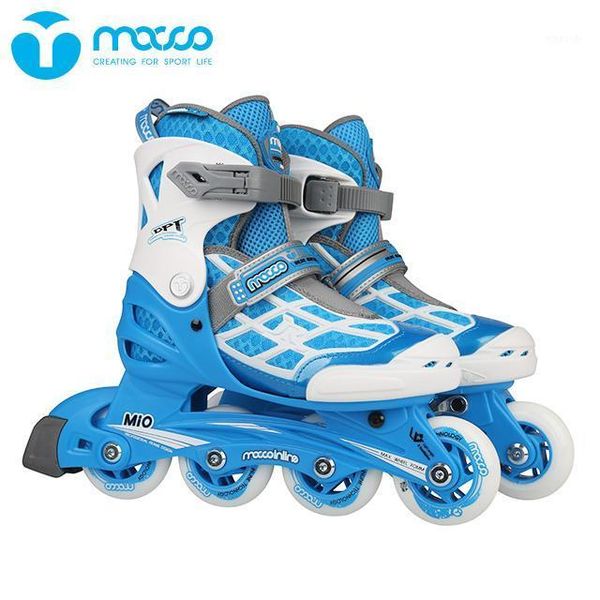 

inline & roller skates set for kids child adjustable size 23-38 3-12 years old beginner breathable mi01