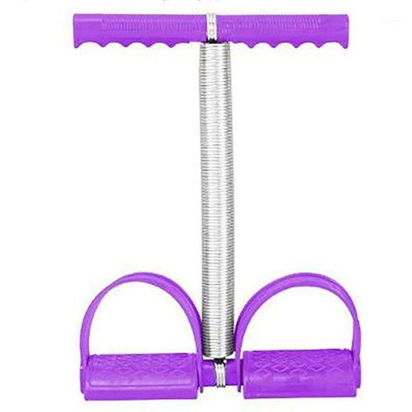 

resistance bands sit up pull rope spring tension foot pedal aben leg exerciser tummy trimmer stretching slimming training purple1