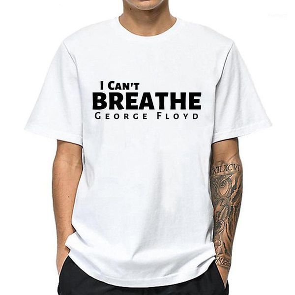 

i can't breathe letter print t shirt justice for george floyd black lives matter t-shirt women short sleeve o neck loose tshirt1, White;black