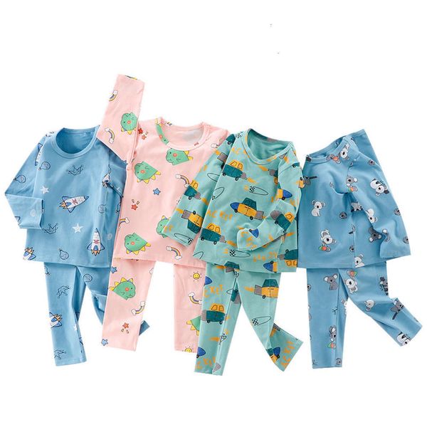 

new clothing autumn and 2020 winter children's underwear set, Blue;red