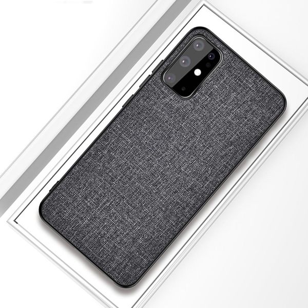 

for galaxy s20 shockproof cloth texture pc tpu protective case