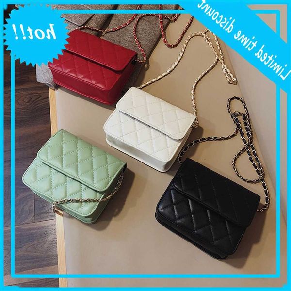 

mini square flip new quality pu leather women's designer handbag stone pattern chain shoulder messenger bag