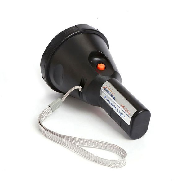 

hunting friends super bright portable flashlight waterproof led spotlight torch built -in 2x18650 rechargeable lithium tactical accessories