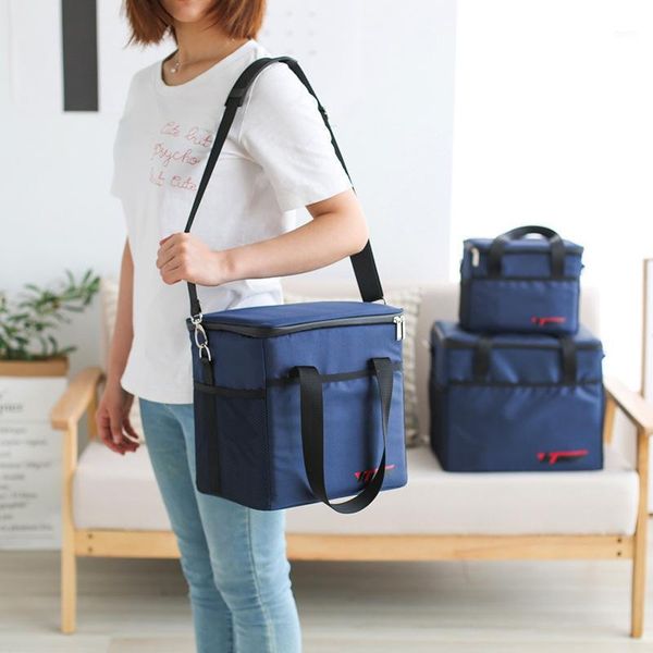 

new square oxford cloth ice pack 10l picnic bag waterproof preservation bag1