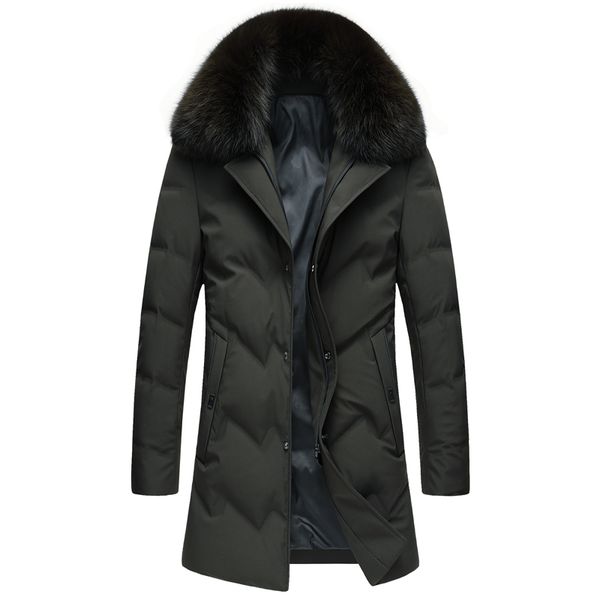 

2021 winter new style men thicken 90% white down coats jacket jackets, men's warm coat pegi, Black