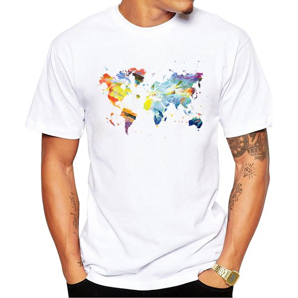

teehub hipster the corlorful world men t shirt short sleeve world map printed tshirts cool funny tees sport hooded sweatshirt hoodie