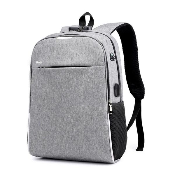 

мода большой емкости мужчины 15,6 дюймовый ноутбук рюкзак досуг кража бизнес дорожная сумка мужской usb зарядка рюкзак schoolbag bbylcf bdeh