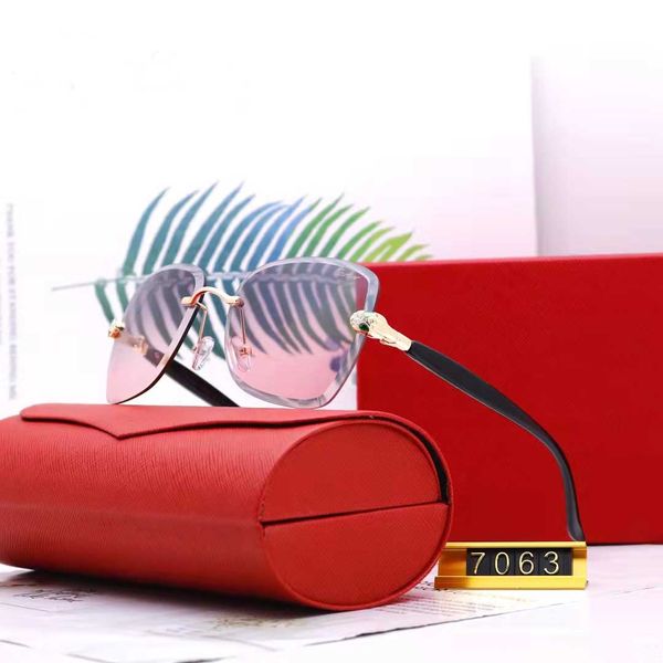 

2022 sunglasses women men designer high fashion trend new metal glasses retro style 06, White;black