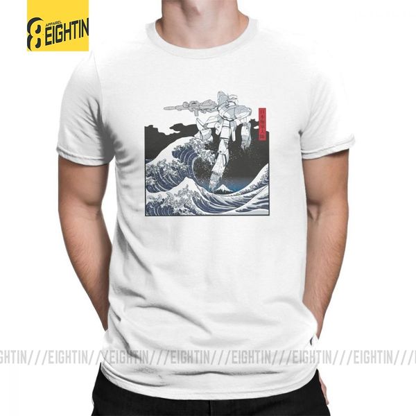 

gundam mecha wave mens japanese comic awesome pure s short sleeves round collar big size sport hooded sweatshirt hoodie men t shirt